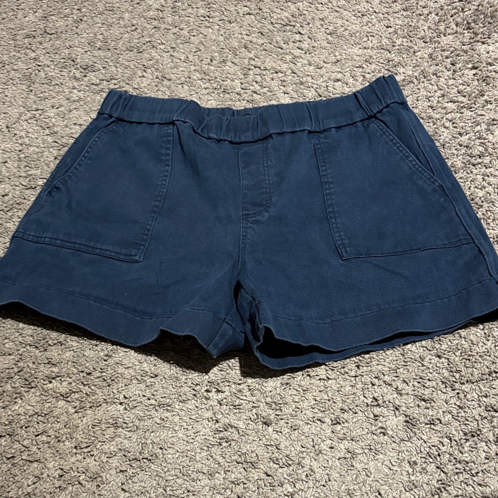 Lee Women's Dark Blue Cargo Shorts